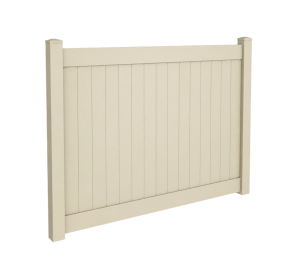 6' Tall Premium Privacy Fence, Tan