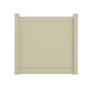 6' Tall Classic Privacy Fence, Tan