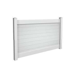 4' Tall Horizontal Vinyl Privacy Fence