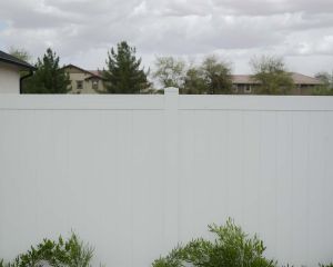 6' Tall Premium Privacy Fence, White