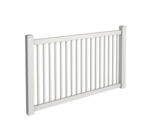 4' Tall Closed Picket Fence
